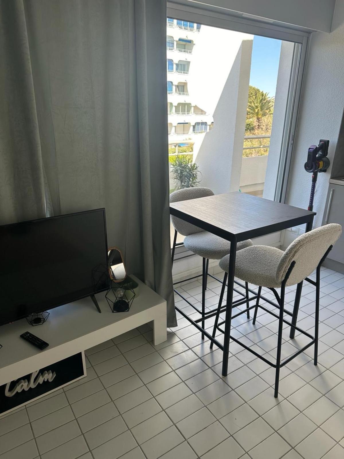 Studio Premiere Ligne Mer Parking La Grande Motte Bagian luar foto
