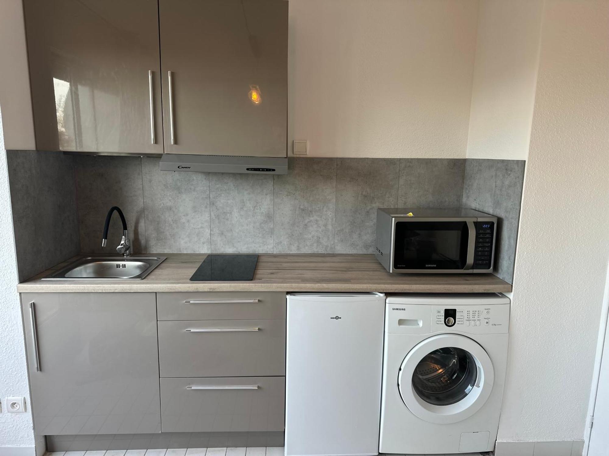 Studio Premiere Ligne Mer Parking La Grande Motte Bagian luar foto