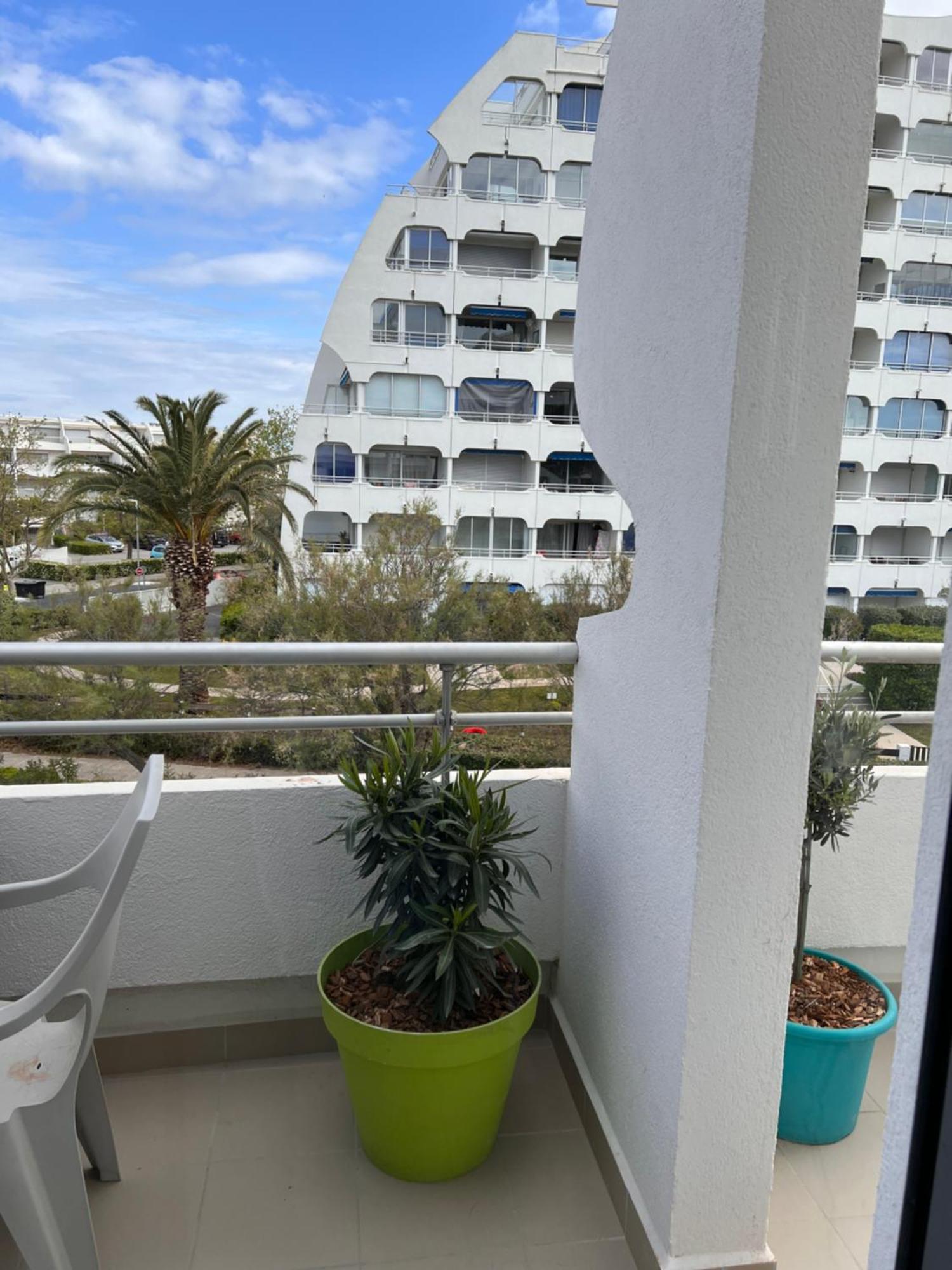 Studio Premiere Ligne Mer Parking La Grande Motte Bagian luar foto